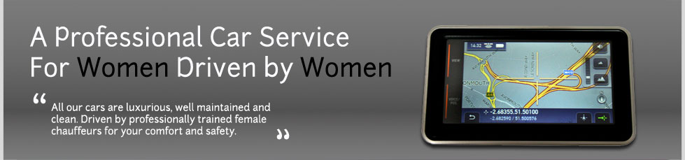 female chauffeur, women driven chauffeur service